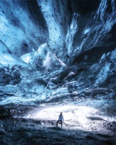 Blue Ice Cave In Iceland